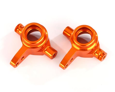 Traxxas Orange-Anodized 6061-T6 Aluminum Left and Right Steering Blocks TRA6837A
