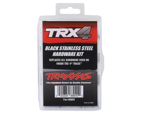 Traxxas Black Stainless Steel Hardware Kit for TRX-4 Traxx TRA8894