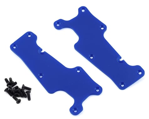 Traxxas Sledge Front Suspension Arm Covers (Blue) (2)