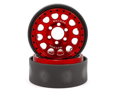 Vanquish Method 1.9 Race Wheel 105 Red Black Anodized VPS07918