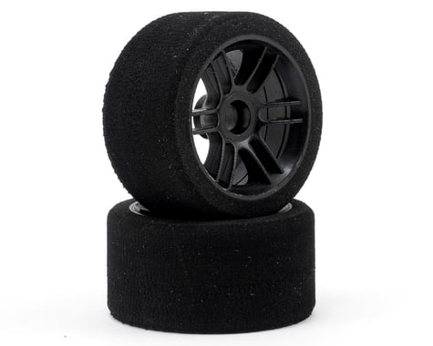 Xceed RC "Enneti" 1/12 Carbon Front Tires (2) (Carbon Black) (40 Shore)
