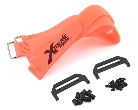 Xtreme Racing Traxxas Rustler/Slash Carbon Fiber Battery Hold Down Kit