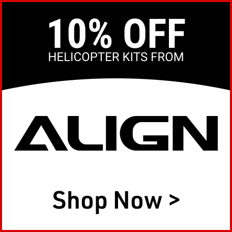 10% off Align helicopter kits