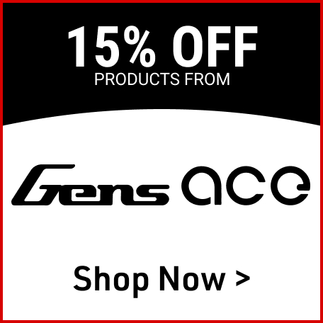 15% off products from Gens Ace