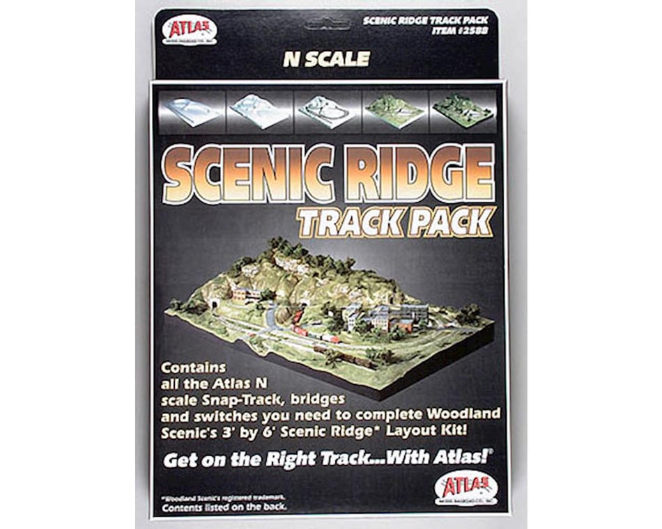 Atlas  N Code 80 Scenic Ridge Track Pack  ATL2588 