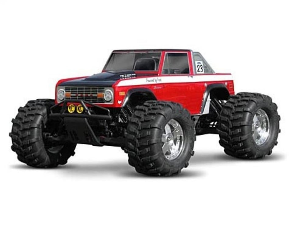 HPI Savage T E Maxx 73 Ford Bronco Clear 1 8 Monster Truck Body HPI7179 HPI7179 RC Planet