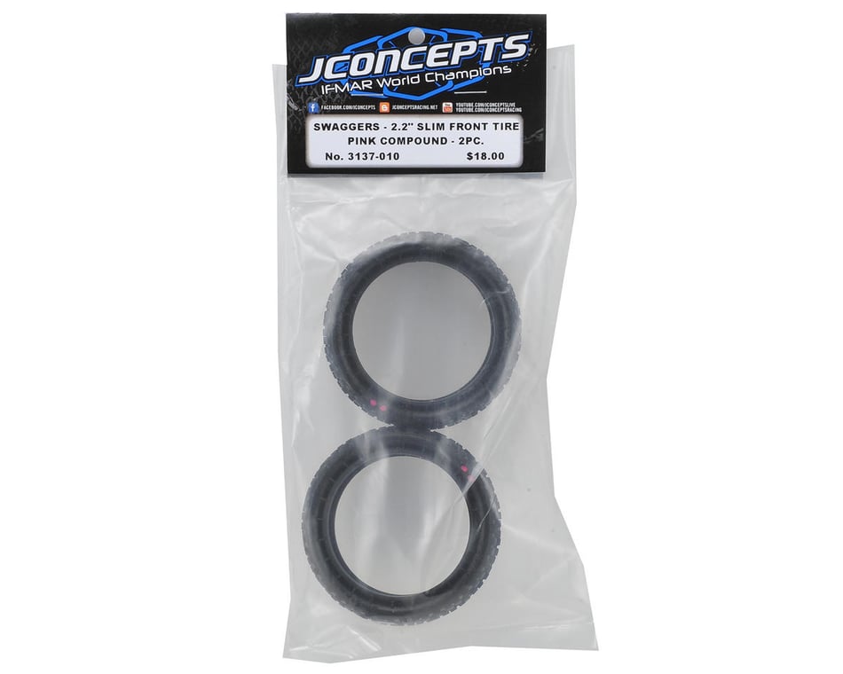 Front BX 2 JCO3137-010 JConcepts Swaggers Pink Compound Med Soft Slim 