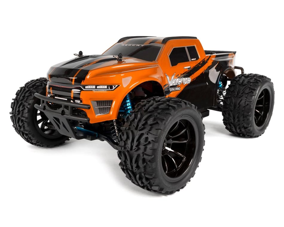 Redcat Volcano EPX PRO 1 10 Scale Brushless Monster Truck Orange