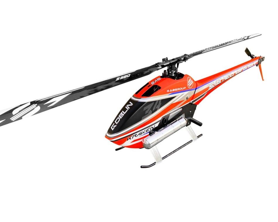 SAB Goblin Kraken 580 Nitro Helicopter Kit Orange Blue SABSG587 RC Planet