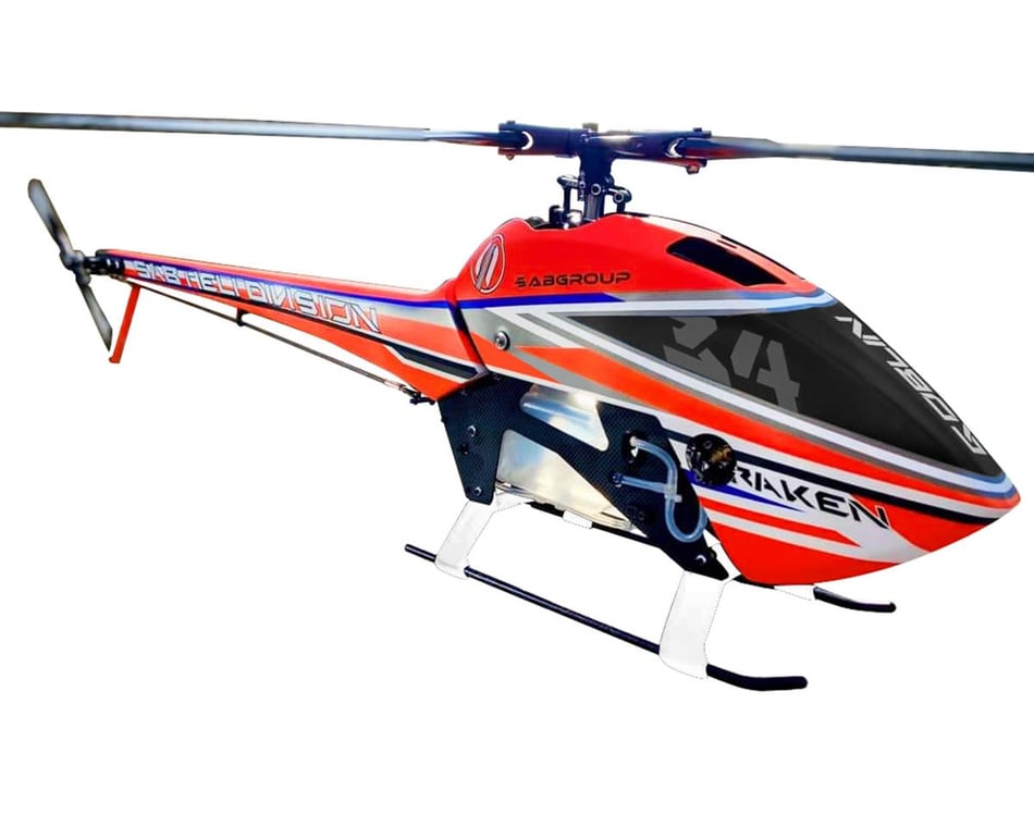 SAB Goblin Kraken 580 Nitro Helicopter Kit Orange Blue SABSG587 RC Planet