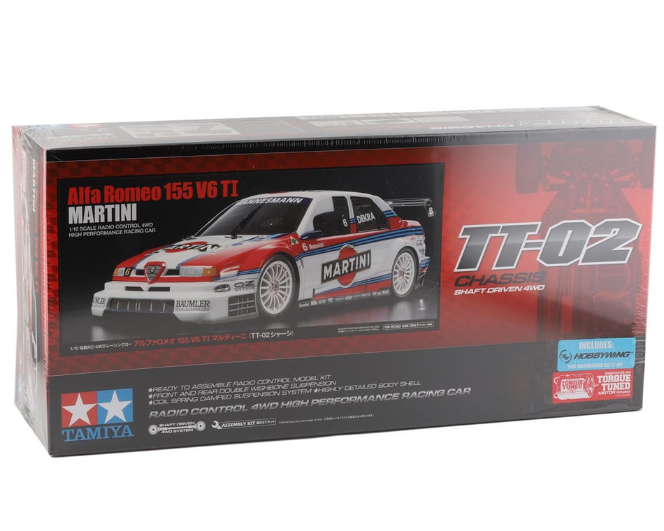 Tamiya Alfa Romeo 155 V6 TI Martini 1/10 4WD Electric Touring Car Kit  [TAM58606-60A] - RC Planet