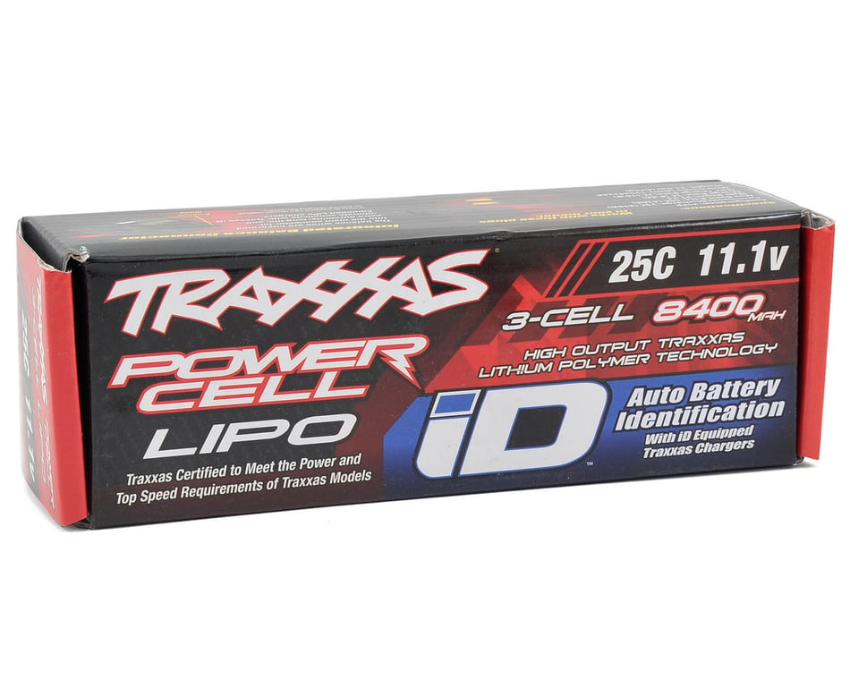 Traxxas 2878X 3S "Power Cell" 25C LiPo Battery w/iD Traxxas Connector 11.1V/8400 