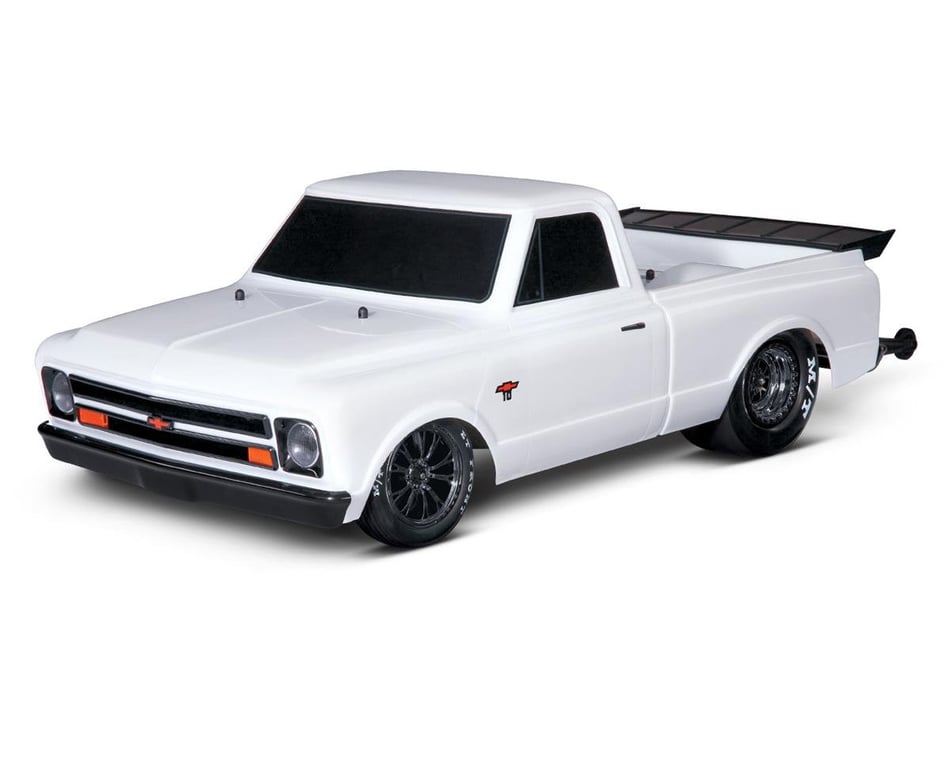 Traxxas Drag Slash 1/10 2WD RTR No Prep Truck w/1967 Chevrolet C10 Body  (White) [TRA94076-4-WHT] - RC Planet