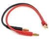 Image 1 for ProTek RC Heavy Duty T-Style Ultra Plug Charge Lead (Male to 4mm Banana)