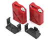 Image 1 for Yeah Racing 1/10 Crawler Scale "Jerry Can" Accessory Set (Fuel Cans) (Red)
