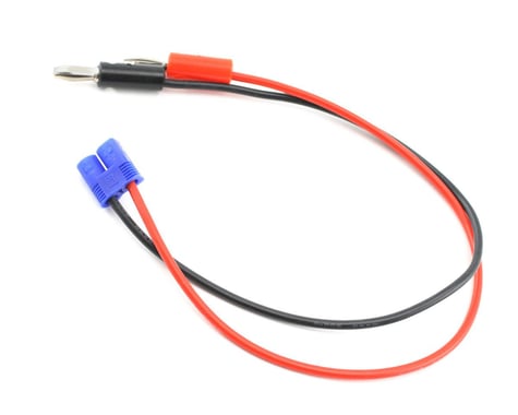 E-Flite Charge Lead with 12" Wire & Jacks 16AWG EFLAEC312