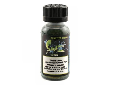 Spaz Stix Color Changing Paint Gold To Green 2oz. SZX05400