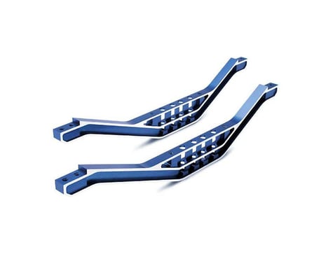 Traxxas T-Maxx Aluminum Lower Chassis Braces Blue TRA4923X