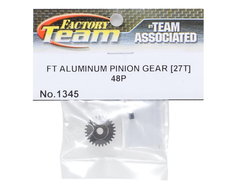 Associated FT Aluminum Pinion Gear 48P 27T 1/8 inch Shaft ASC1345