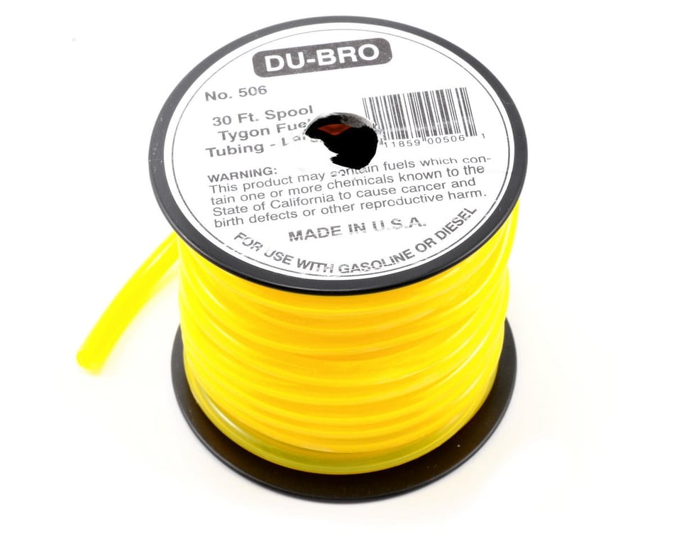 Dubro 204 30Ft Large Super Blue Spool Silicone Fuel Tubing 1/8" Inner Dia