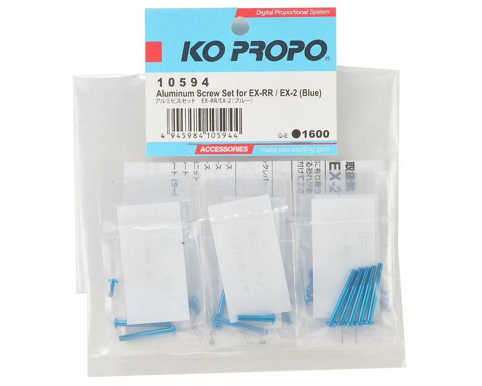 blue KOP10533 for sale online KO Propo Ex-1 Kiy Aluminum Screw Set