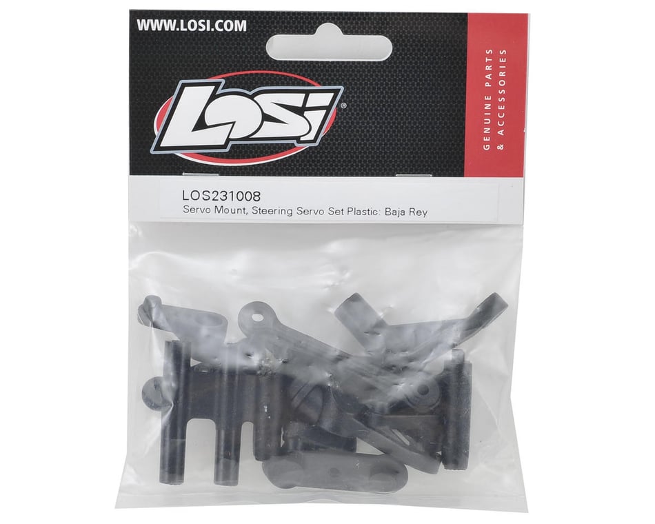 Losi LOS231008 Servo Mount Steering Servo Set Plastic Baja Rey