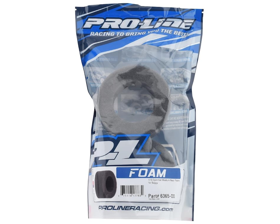 Pro-Line 6365-00 1//10 Open Cell Medium Rear Foam 2 for Buggy
