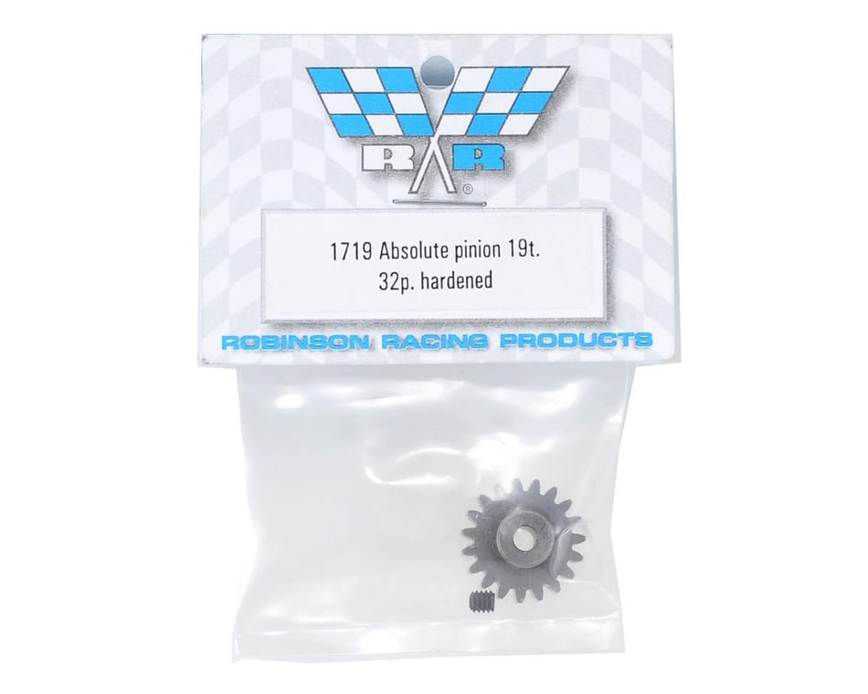 RRP1719 19T Robinson Racing Products Hardened 32P Absolute Pinion