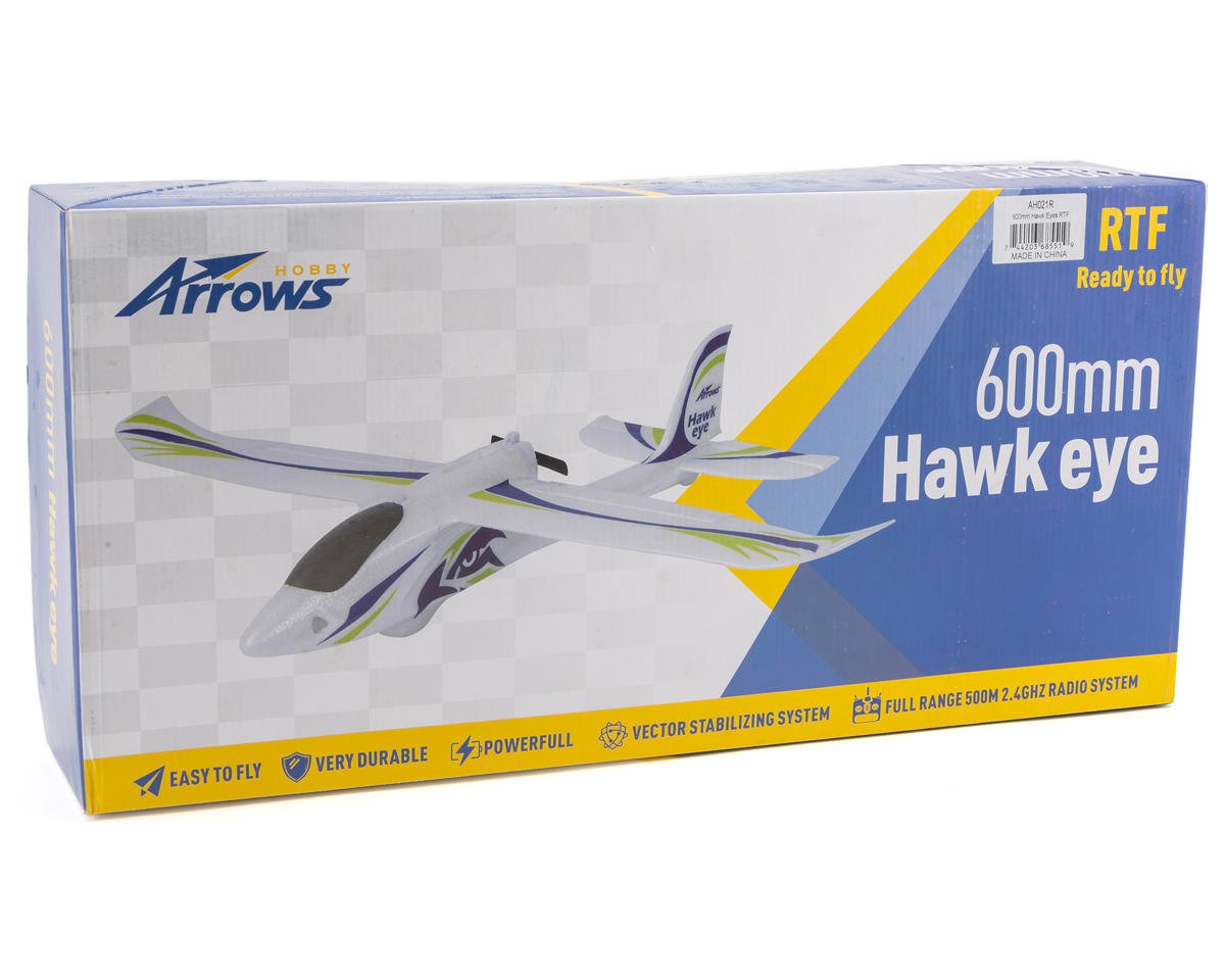 Arrows Hobby Hawk Eye RTF Electric Airplane (600mm) [ARH021R] - RC Planet