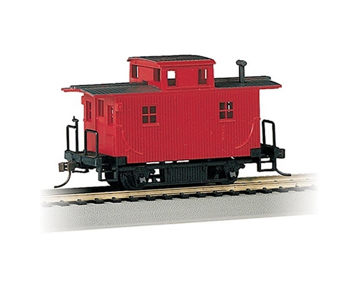 Bachmann Unlettered Bobber Caboose (Red) (HO Scale) [BAC18449] - RC Planet