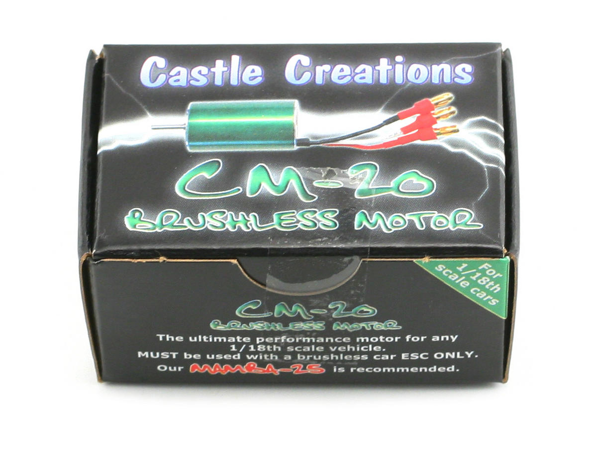 Castle Creations Mamba CM-2080 Brushless Motor (8000kV) [CSE2080CM ...