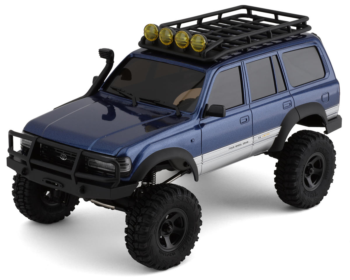 Fms Fcx18 118 Scale Toyota Lc 80 Rtr Micro Trail Truck Blue Fmm11831rtrbu Rc Planet 