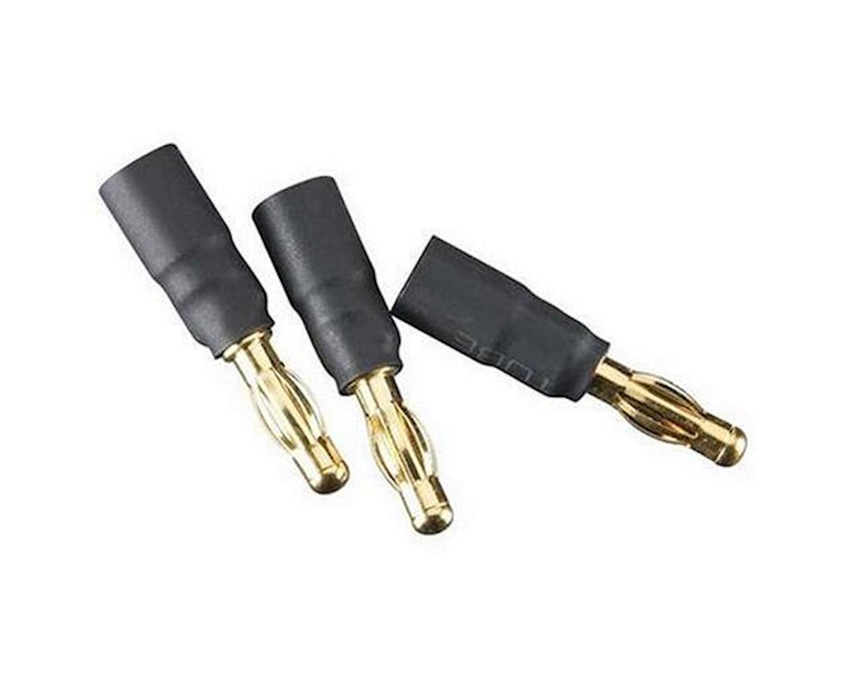 3 No Wires: 3.5MM Male to 4MM Female Bullet Plug Adapter for ESC Motor Wires 