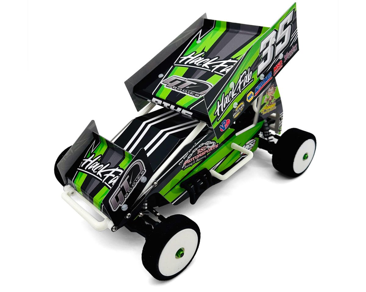 HackFab Losi Mini-B Bolt-On Sprint Car Lexan Body Kit (Clear) [HFB02045 ...