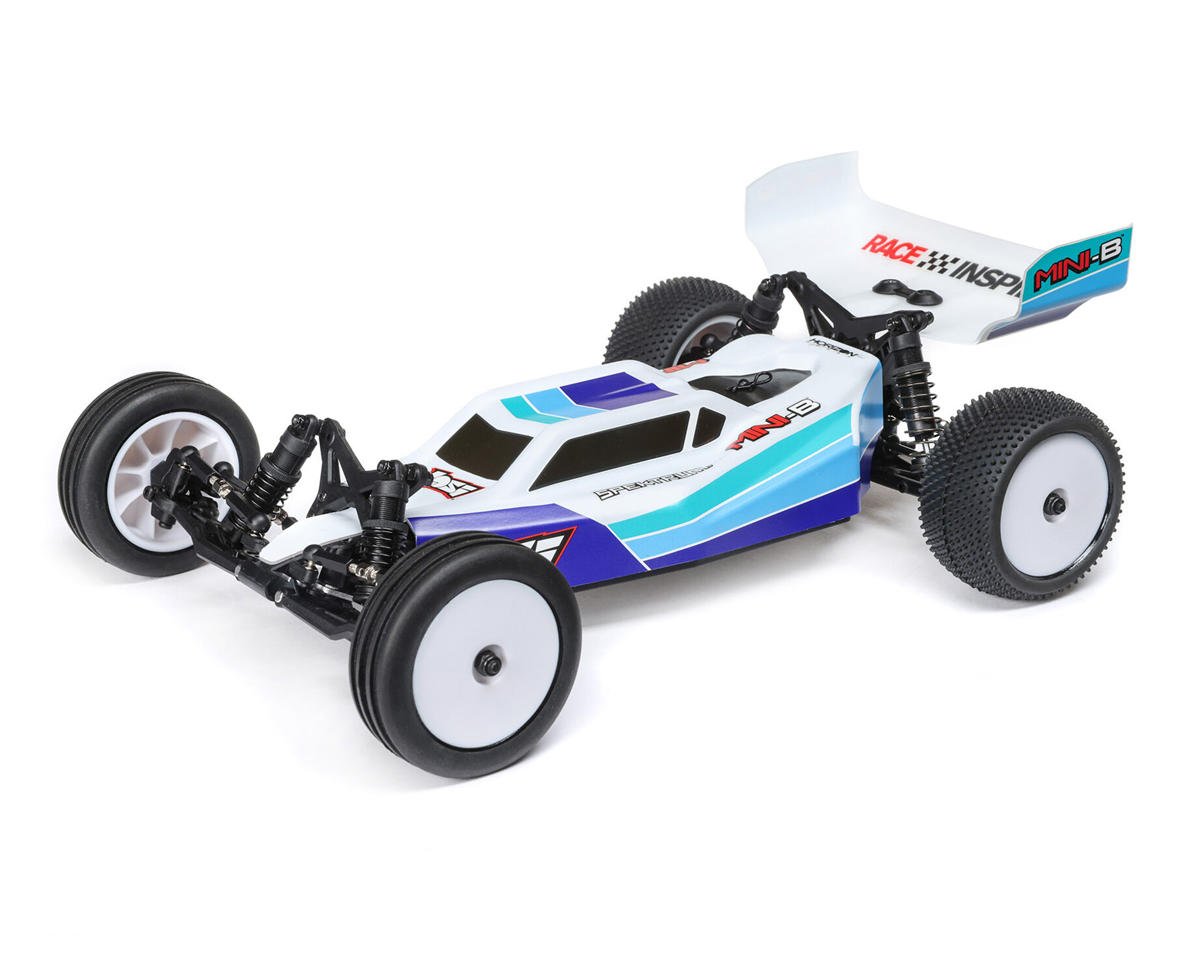 Losi Mini-B 1/16 RTR Brushless 2WD Buggy (Blue) [LOS01024T2] - RC Planet