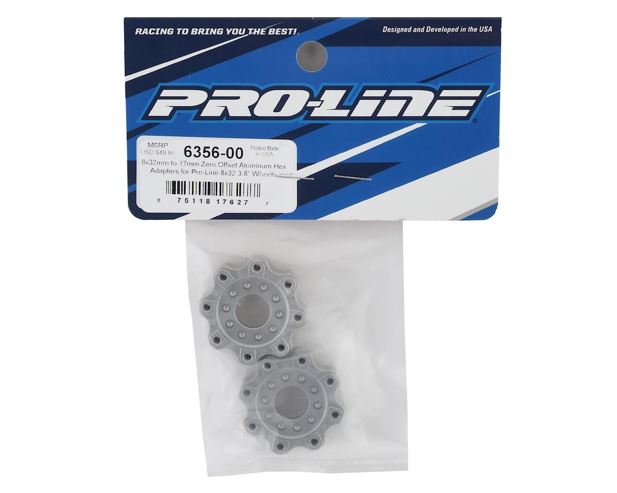Pro-Line Racing 6356-00 8x32 to 17mm ZERO Offset Aluminum Hex Adapter