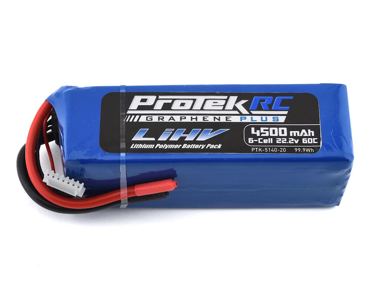 ProTek RC 6S 60C Si-Graphene + HV LiPo Battery (22.2V/4500mah) [PTK ...