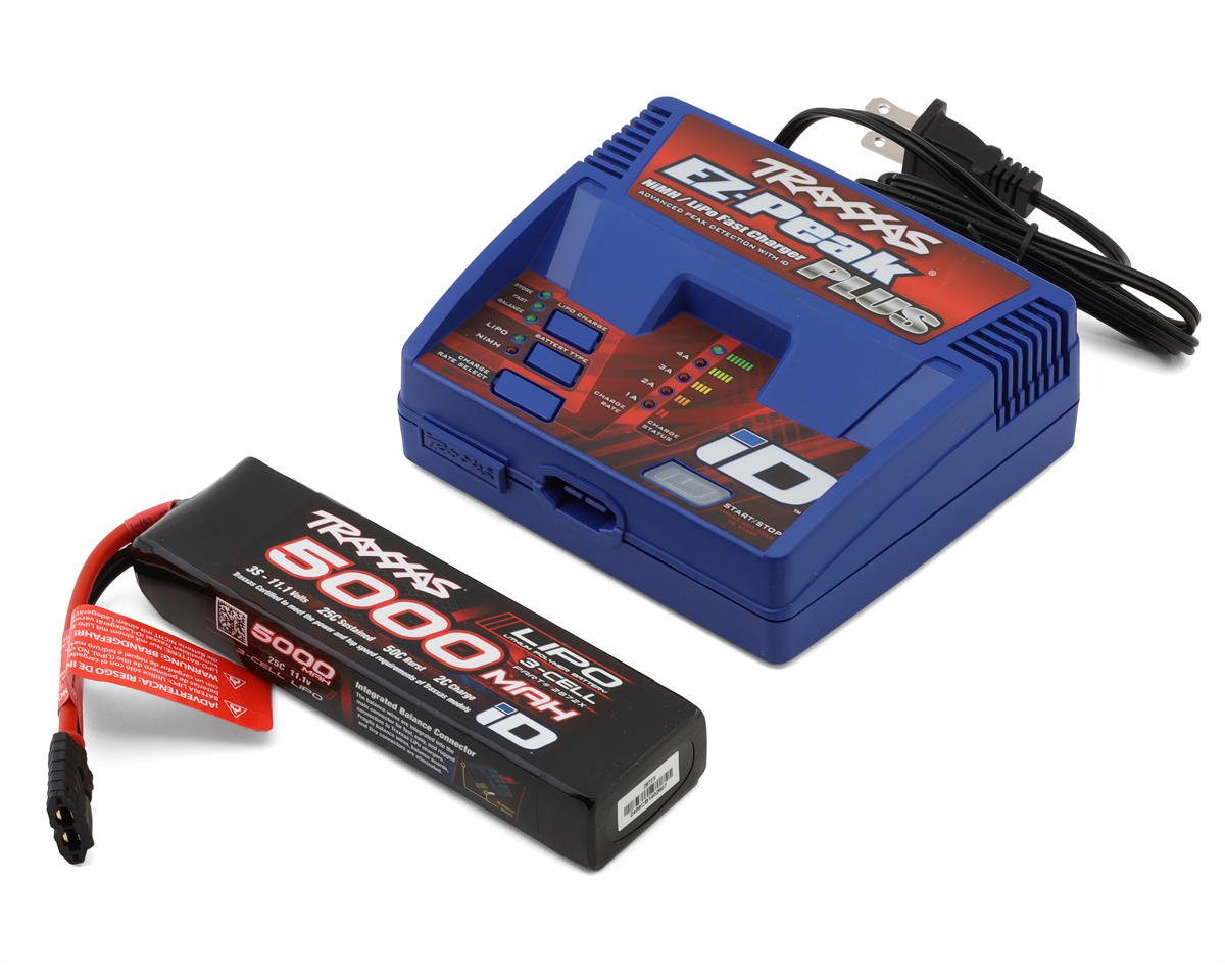 Traxxas id charger and id deals battery 2s 5800mah