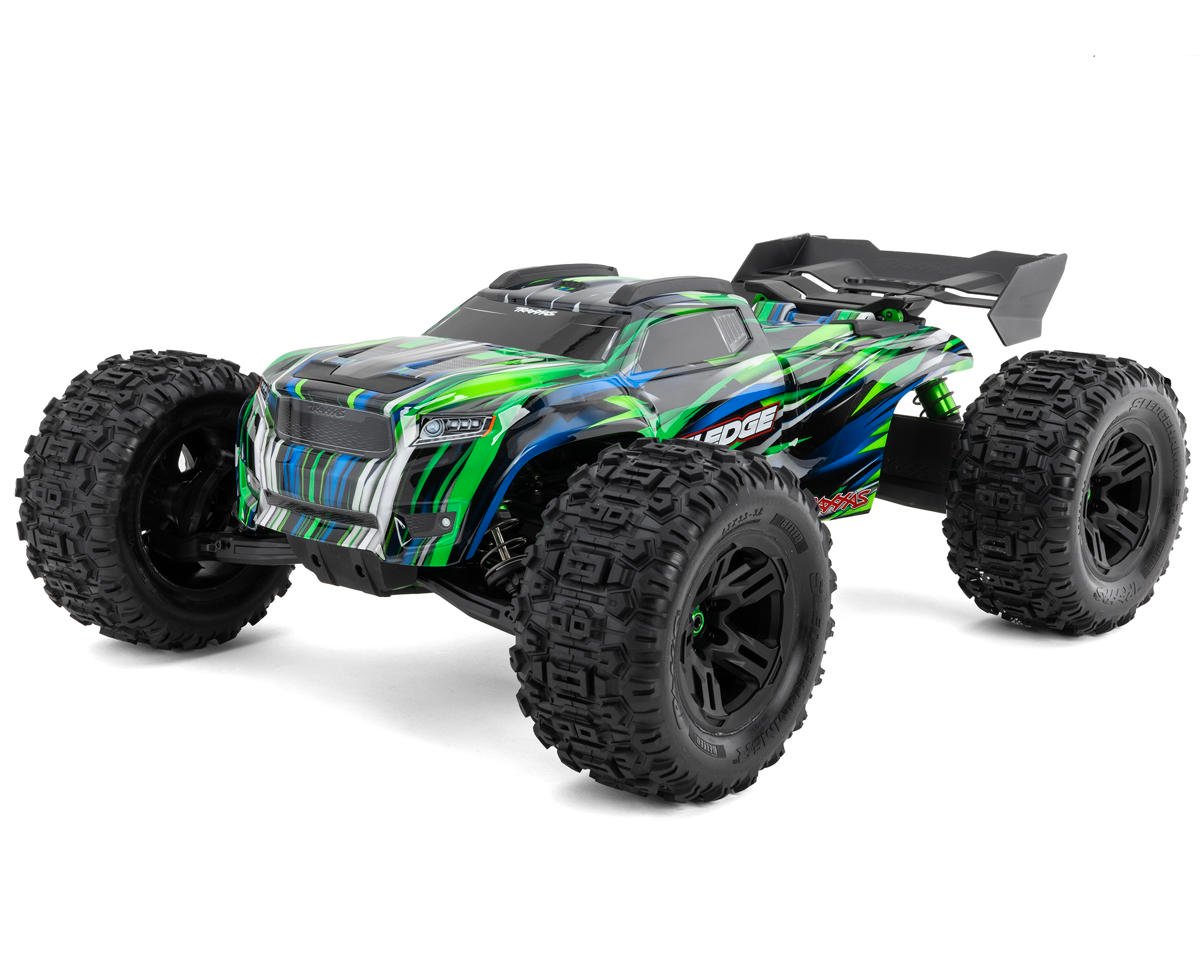 Traxxas Sledge RTR 6S 4WD Electric Brushless 1/8 Monster Truck (Green ...