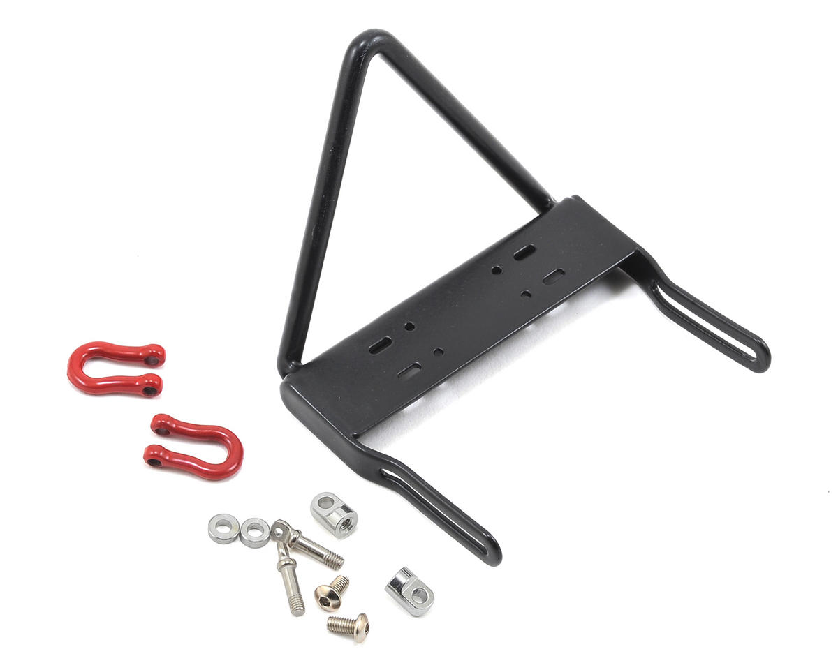 Yeah Racing Stinger Steel Bumper W/ Winch Mount and Shackles for Axial Scx10 for sale online 
